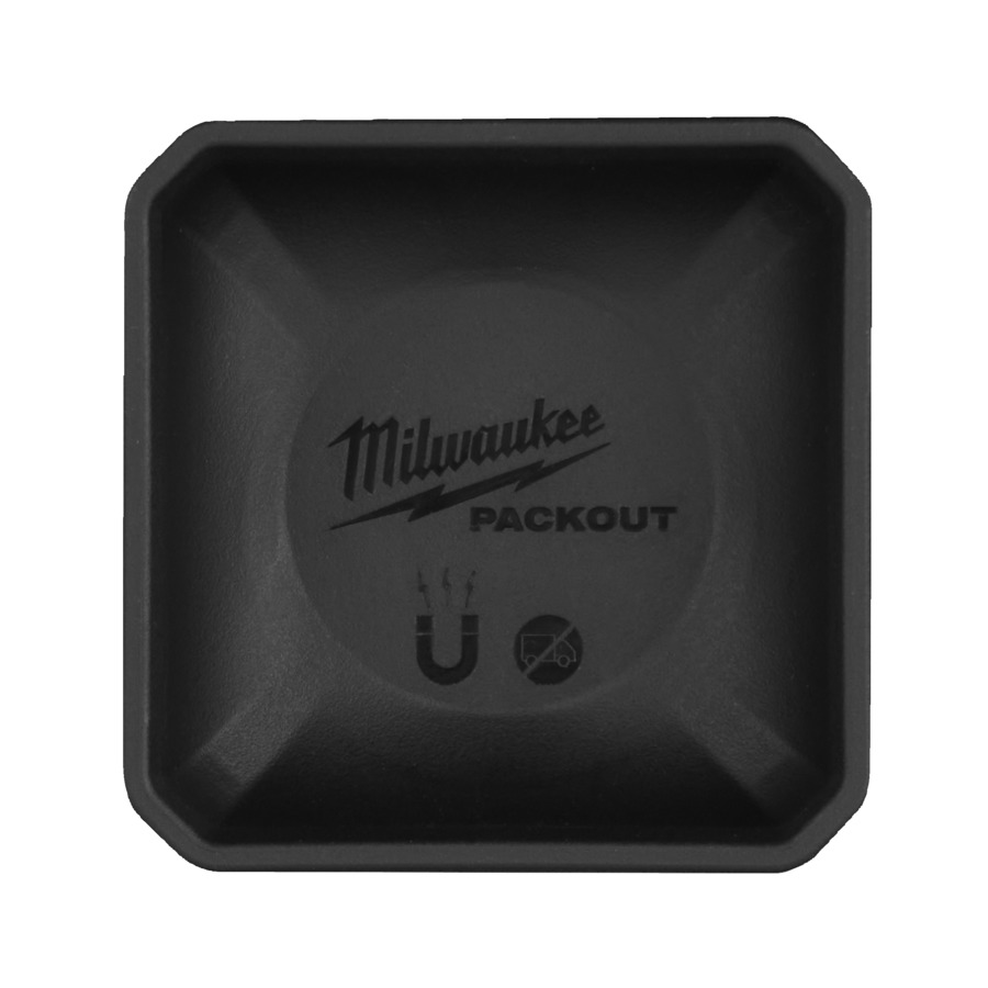 pojemnik magnetyczny Milwaukee Packout 10×10 cm na śruby i wkręty